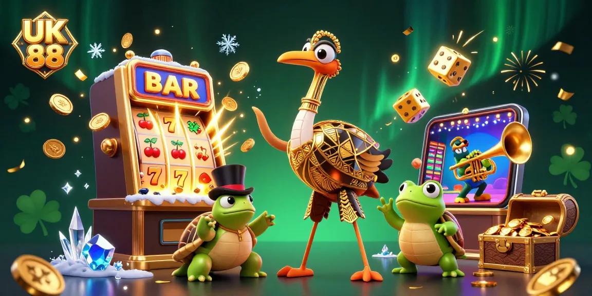 Experience thrilling gameplay with UK 88 in a dazzling 3D casino world filled with jackpots!