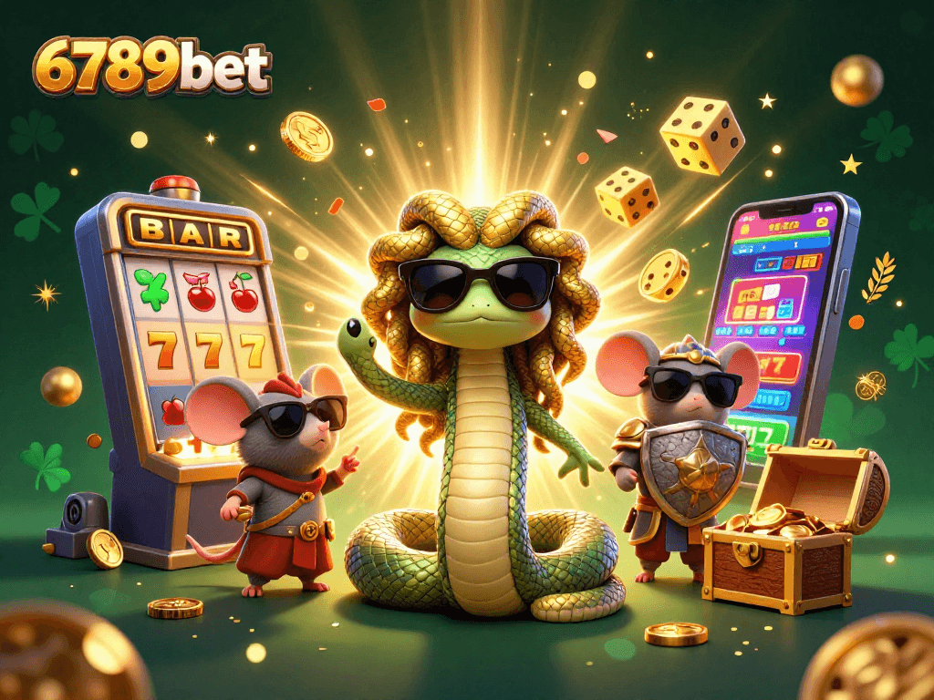 Experience 6789bet's thrilling casino excitement with lively 3D characters and dynamic game elements.