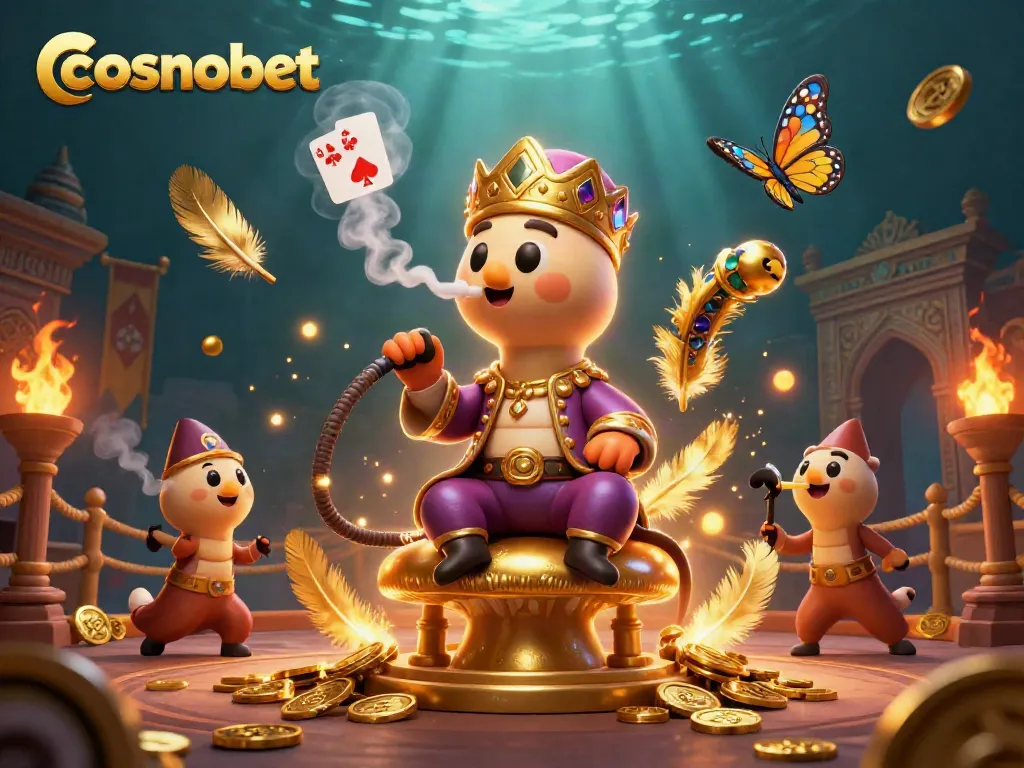Win big at cosmobet with this exciting scene of varied gambling elements and immersive characters.
