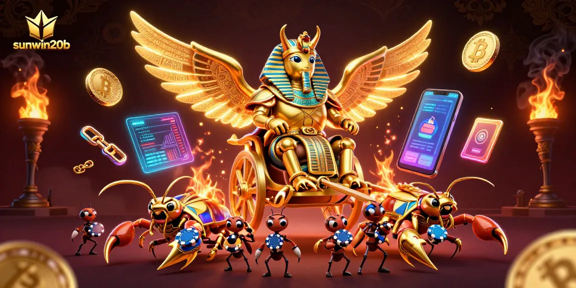 Experience thrilling action at sunwin20b with vibrant 3D casino gaming elements and characters.