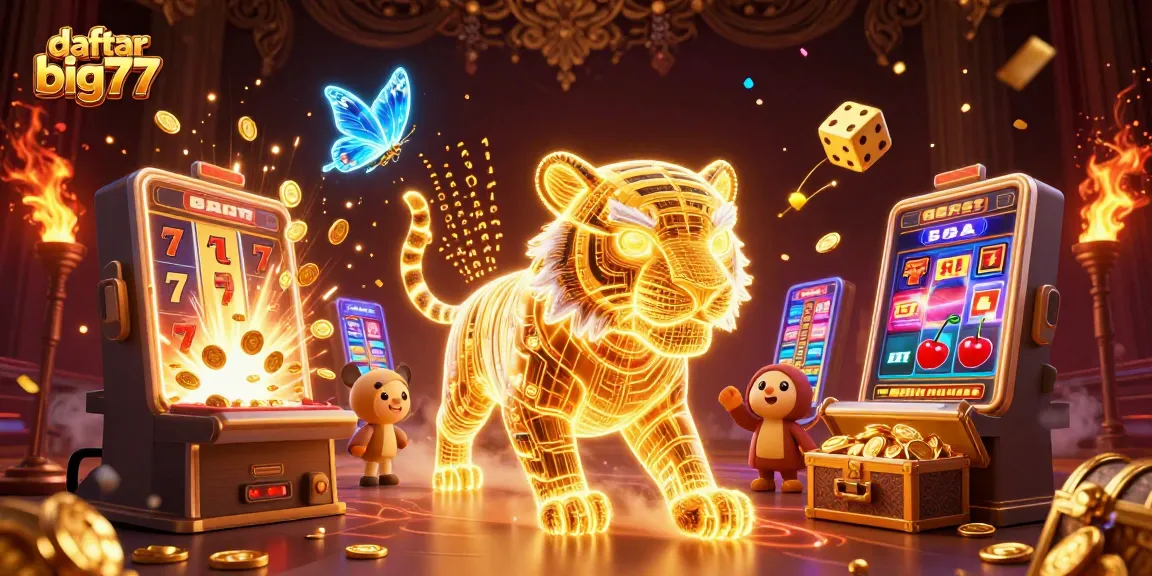 Spin and win at daftar big777 with a dazzling casino scene full of excitement and fun!