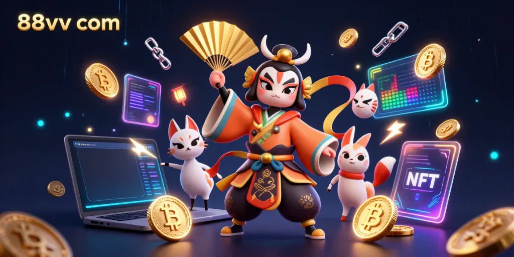 Engage with diverse gaming action at 88vv com featuring a vibrant scene of intense casino energy.