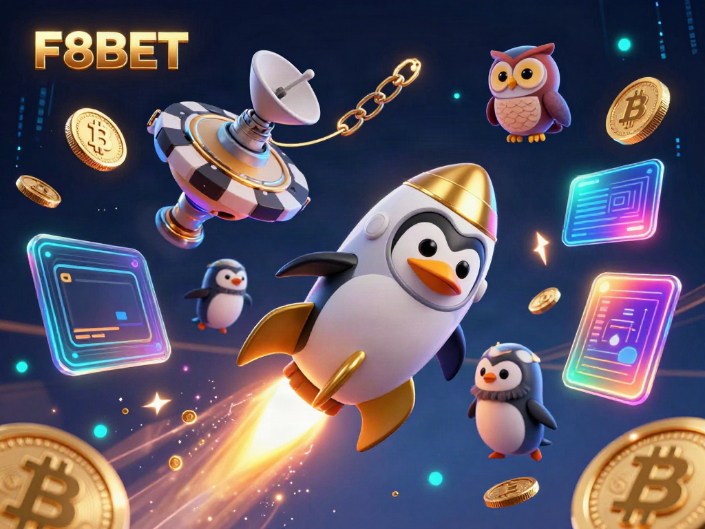 Experience thrilling gambling with F8BET in a vibrant 3D space casino adventure.