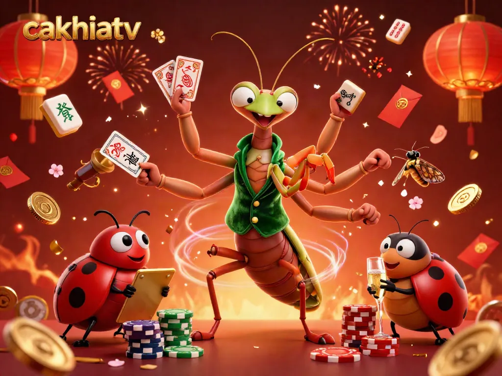 Cakhiatv brings casino excitement with vibrant characters and gaming elements.