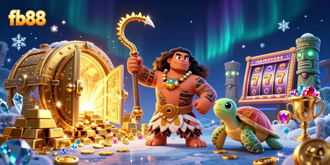 Engage with fb88 in a vibrant casino scene showcasing lucky jackpots and colorful treasures.