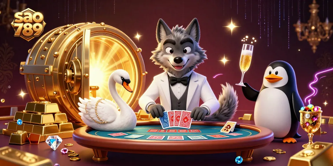 Play and win at sao 789 with a colorful baccarat experience featuring engaging characters.
