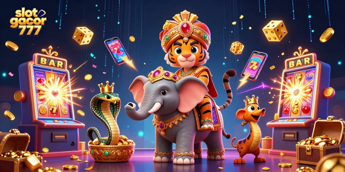 Spin and win with slot gacor 777, featuring thrilling jackpot action and vibrant casino elements.