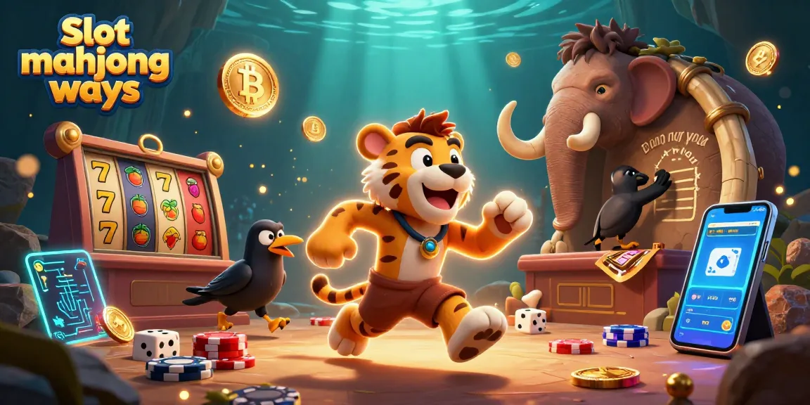 Experience thrilling wins with slot mahjong ways amidst vibrant casino elements.