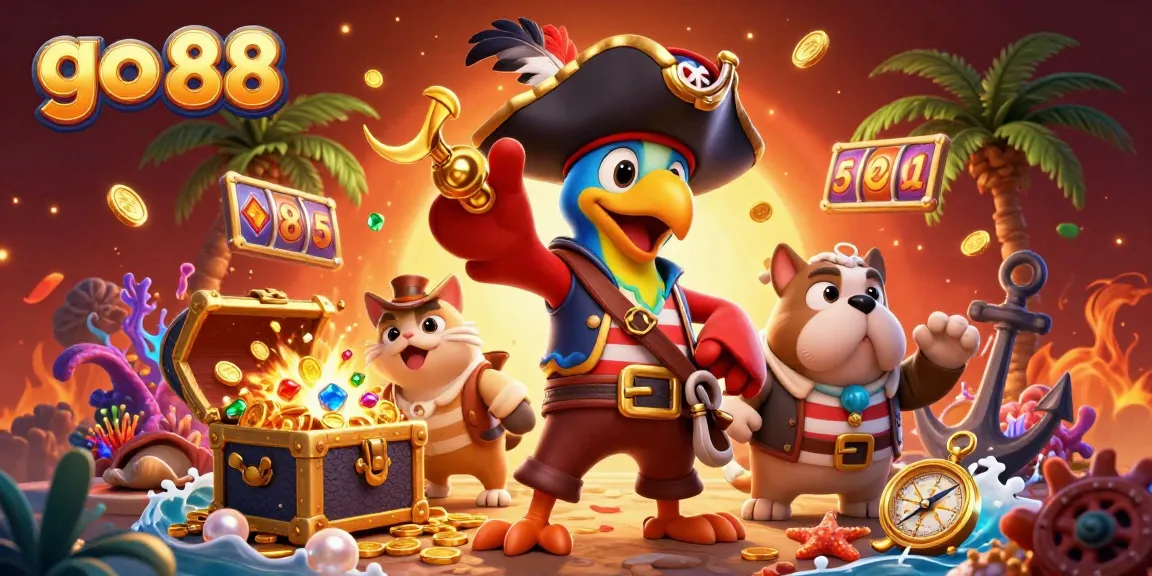 Experience thrilling jackpots and treasures in go 88's vibrant underwater adventure.