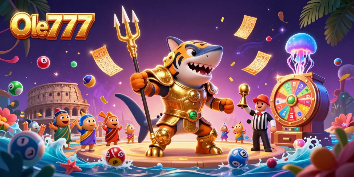 Experience Ole777's thrilling underwater jackpot adventures with dynamic lottery elements and an engaging casino atmosphere.